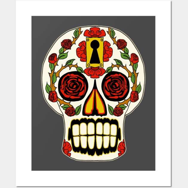 Sugar Skull 2 Wall Art by saitken